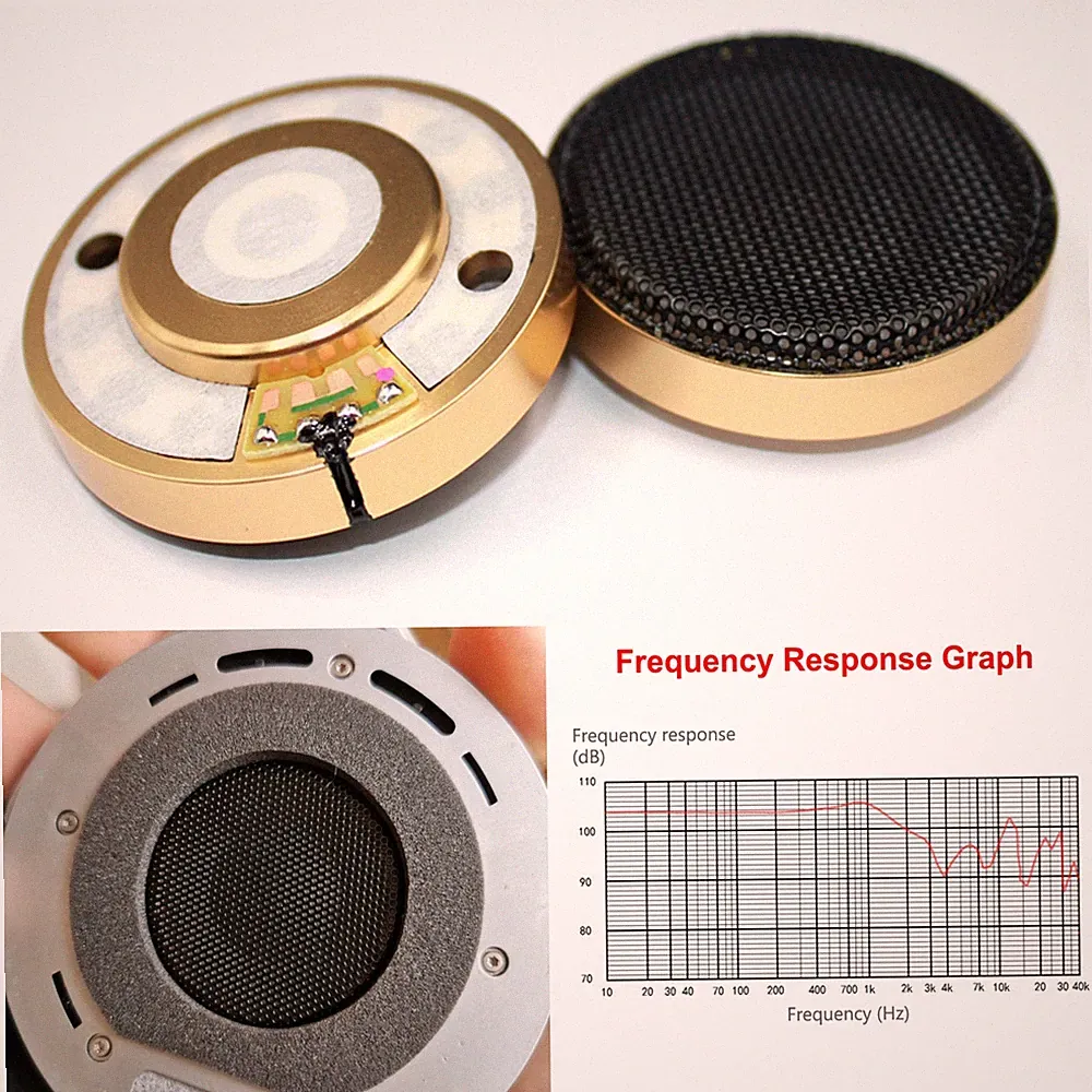 HiFi 50mm Headphone Driver For Denon AH D7200 D7100 D9200 D5200 High-End Speaker