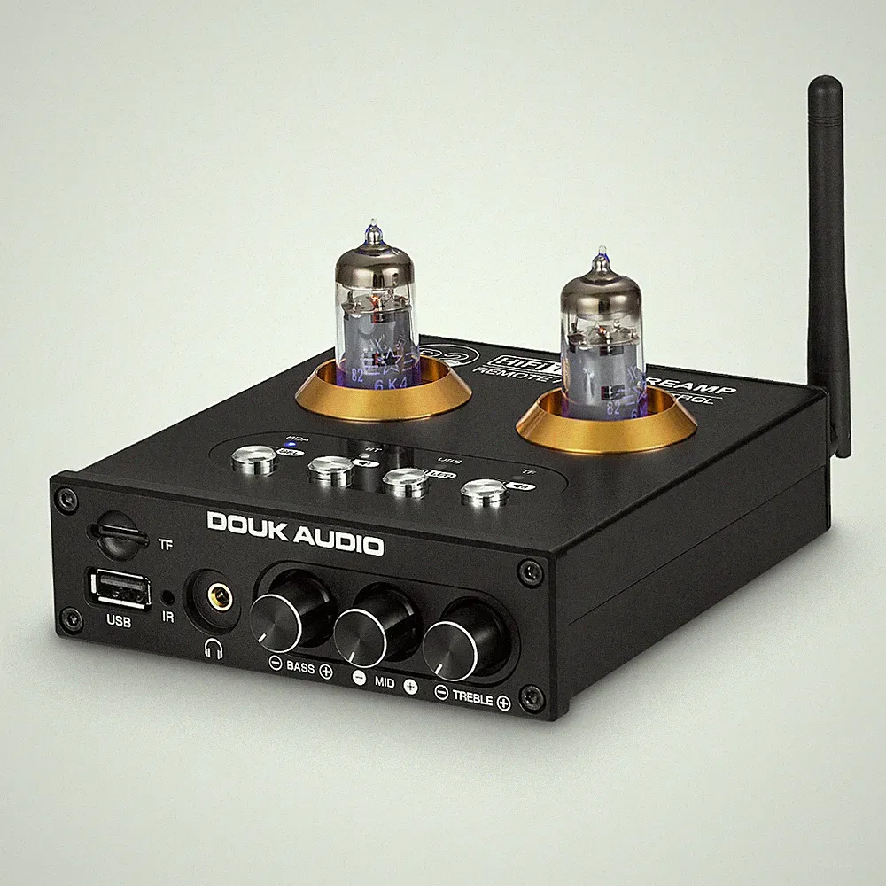 HiFi Bluetooth 5.0 Röhren Vorverstärker Mini Tube Preamp Kopfhörerverstärker