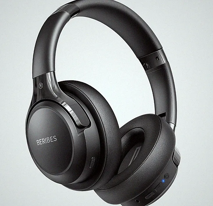 HiFi Stereo -Kabellos Over-Ear-Kopfhörer Bluetooth 31 Ohm Schwarz 65 Std Bass