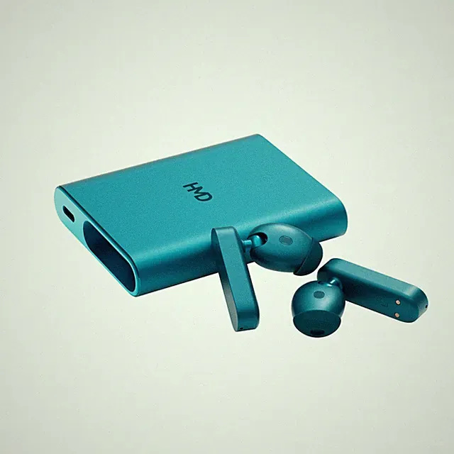 HMD Amped Buds Türkis Bluetooth Kopfhörer/Earbuds Kabellos Noise Cancel In-Ear