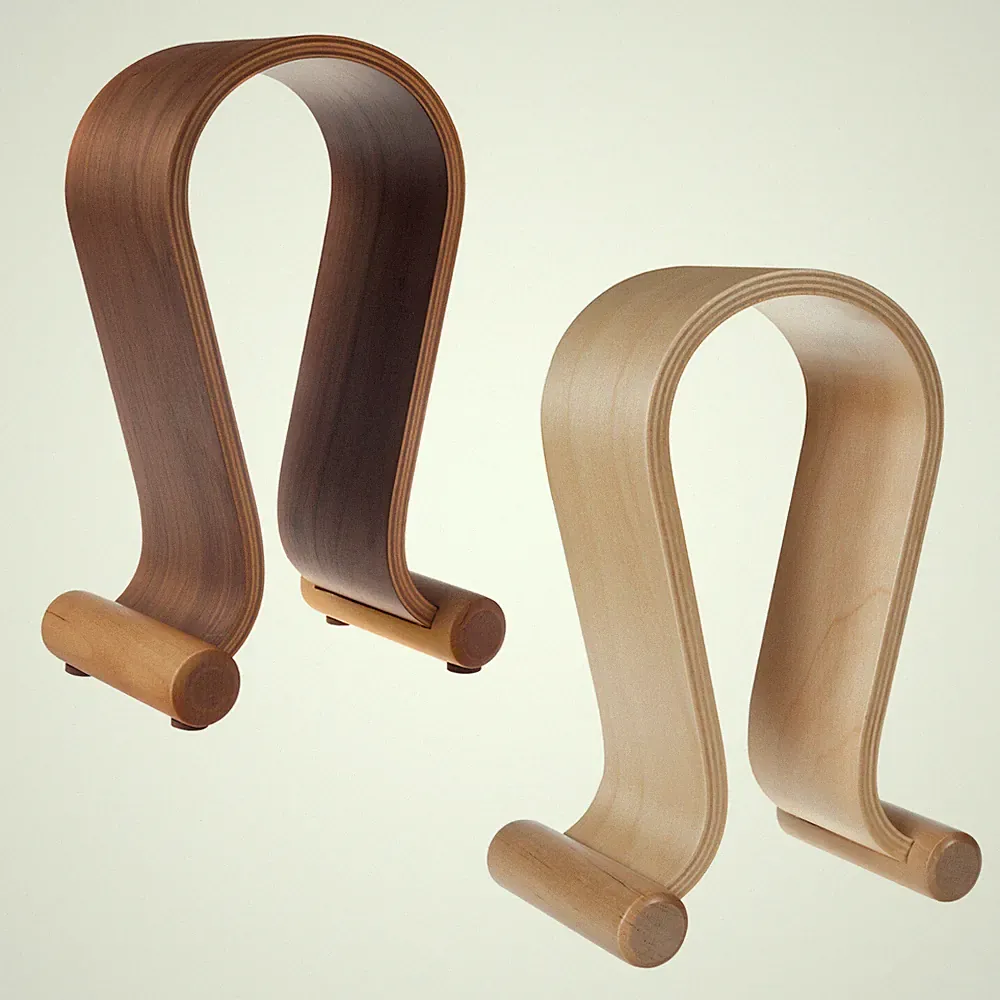holz kopfhörer ständer