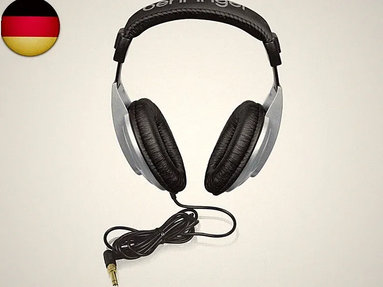 HPM1000 Over Ear Kopfhörer mit Kabel Schwarz, Studio Kopfhörer mit großem Dy