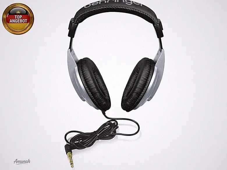 HPM1000 Over Ear Kopfhörer mit Kabel Schwarz, Studio Kopfhörer mit großem Dy