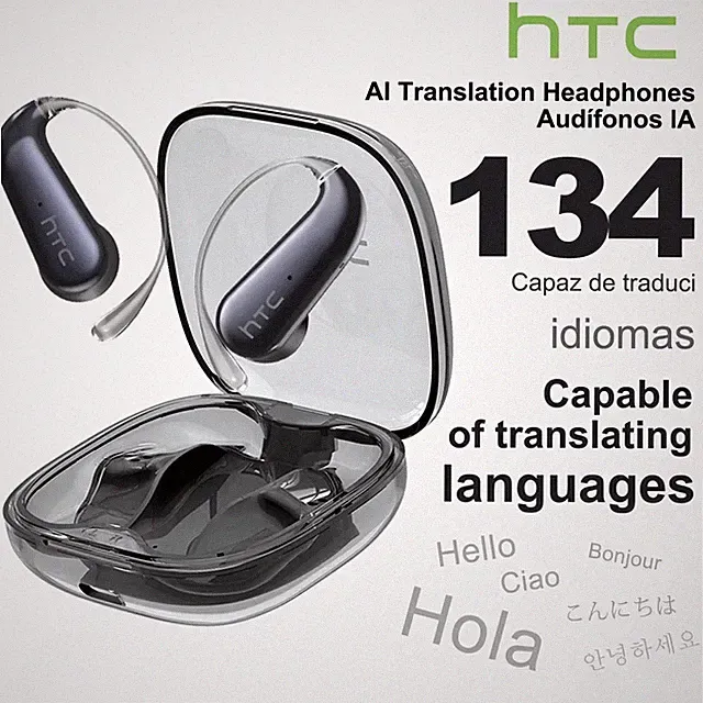 HTC NE38 Bluetooth V6.0 Kopfhörer AI Übersetzung Ohrhörer OWS Titandraht Drahtlo