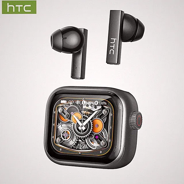 HTC NE40 KI-gestützte In-Ear-Kopfhörer, Bluetooth 6.0, mit LED-Display, High-Fid