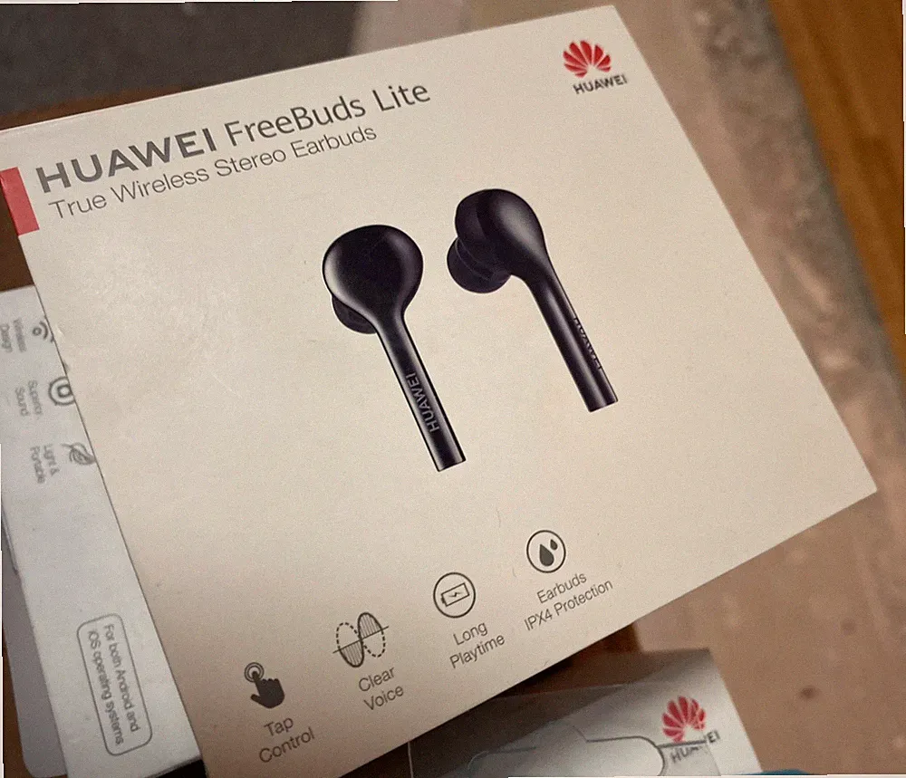 Huawei FreeBuds Lite Carbon Black Bluetooth Kopfhörer + Rechnung + 1 J. Garantie