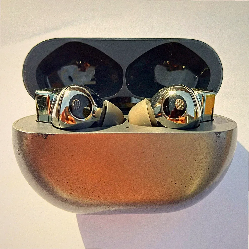 Huawei FreeBuds Pro True Wireless Bluetooth In-Ear-Kopfhörer grau mit Ladecase