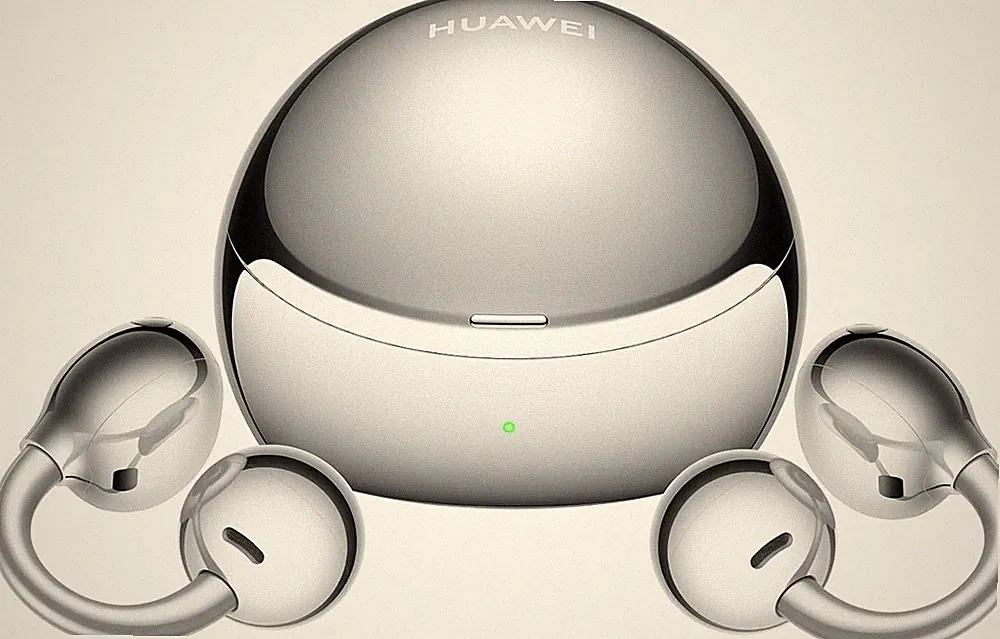 Huawei FreeClip 2 S On-ear Kopfhörer Space Silver Bluetooth True wireless