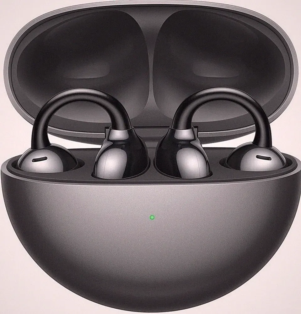HUAWEI FreeClip Open-Ear Bluetooth Kopfhörer Schwarz IP54 Neuwertig MwSt