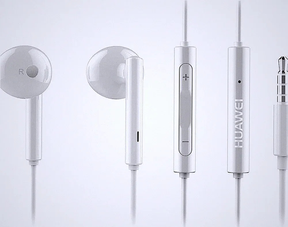 Huawei Kopfhörer AUX Headset Mikrofon AM115 In-Ear Stereo 3,5mm Klinke