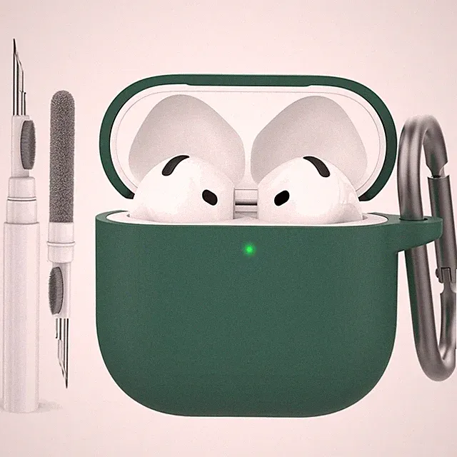 Hülle für Kopfhörer mit Reinigungsstift