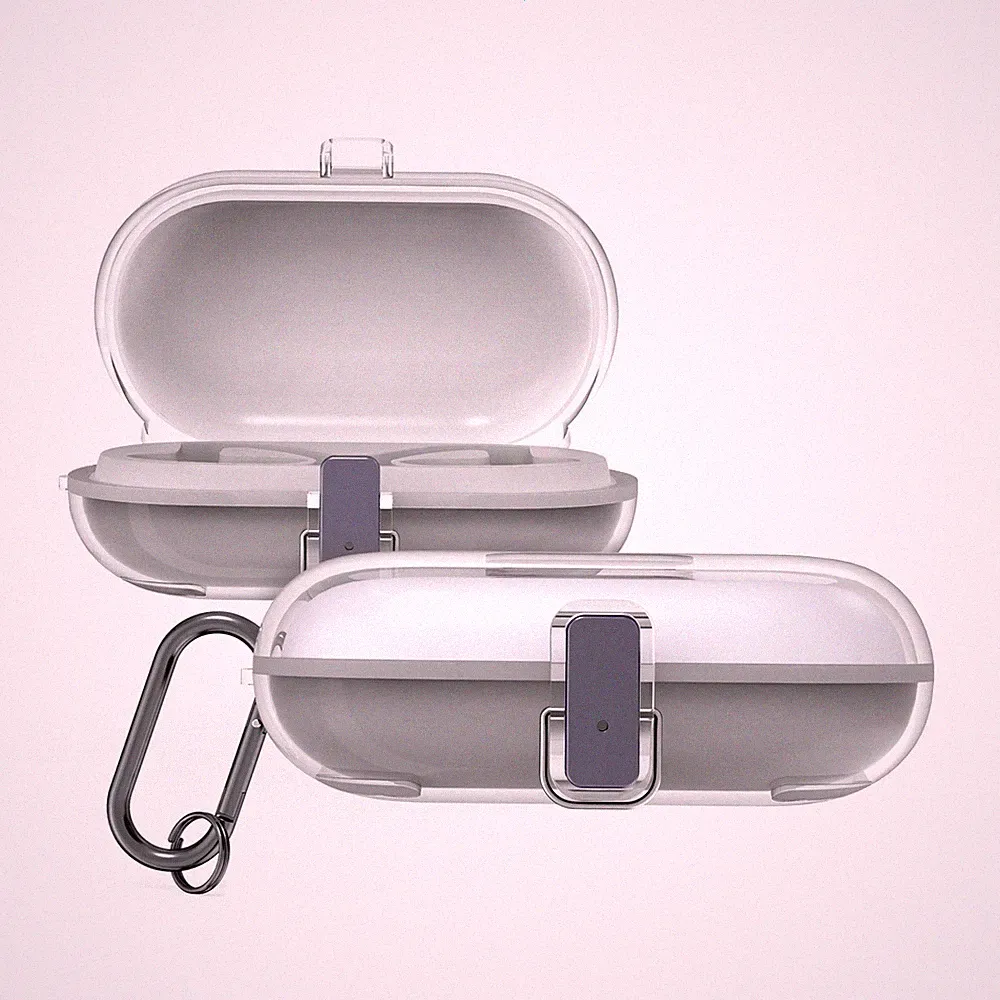Hülle für TOZO Open Buds Kopfhörer Hardcover Schutzhülle Etui Case Cover