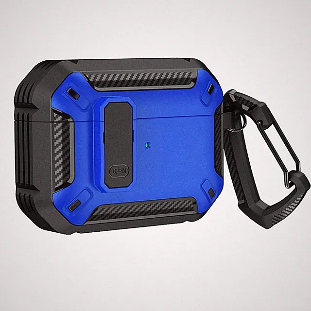 HURTEL AIRPODS 4 CASE ARMOR MIT KARABINER FÜR AIRPODS 4 WASSERDICHT