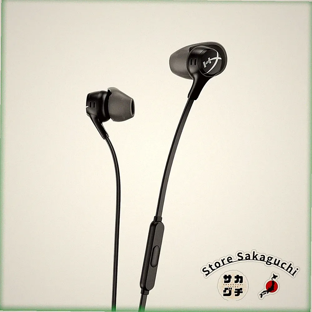 HyperX Cloud Earbuds II Wired Gaming Headset Inline Mic 3,5mm L-Plug Schwarz