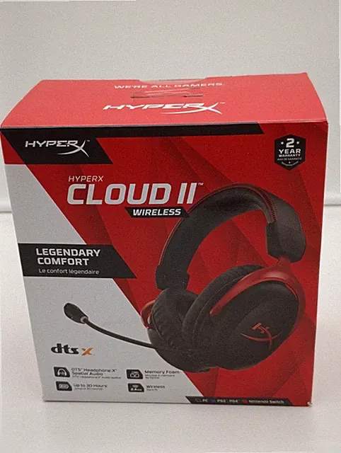 HyperX Cloud II Wireless Gaming Headset 2,4GHz DTS 30h PC PS5 PS4 / B-Ware_0.6_5