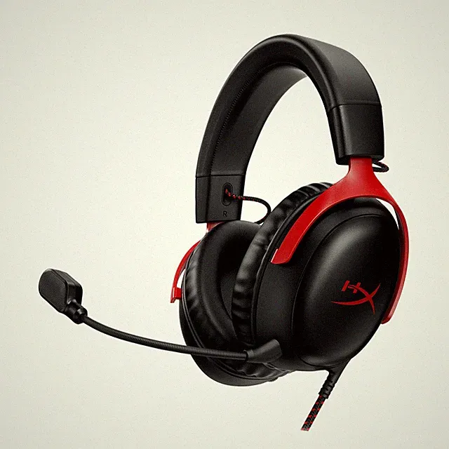 HyperX™ Cloud III Gaming-Headset schwarz, rot
