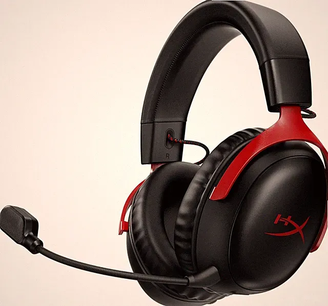HyperX Cloud III S – Kabelloses Gaming-Headset, Multiplattform, 2,4 GHz, Bluetoo