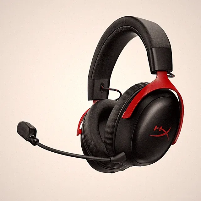 HyperX Cloud III S – Kabelloses Gaming-Headset, Multiplattform, 2,4 GHz, Bluetoo