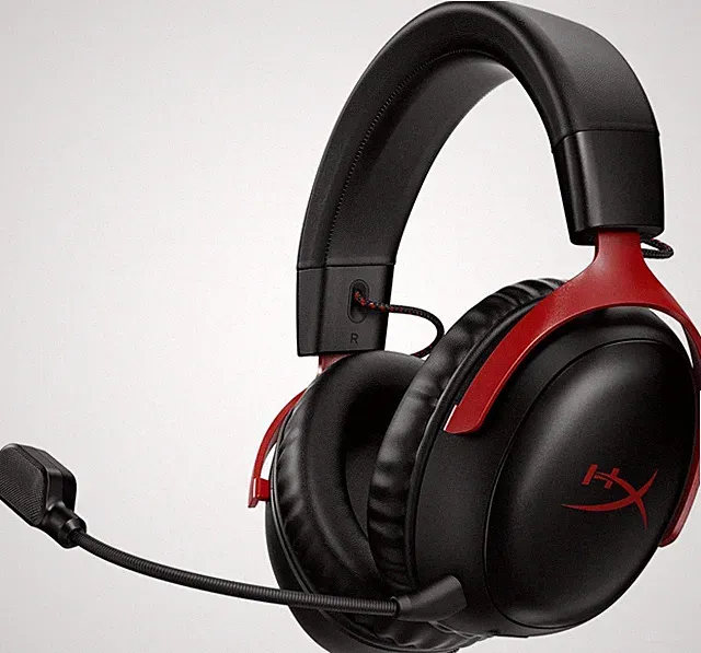 HyperX Cloud III S – Kabelloses Gaming-Headset, Multiplattform, 2,4 GHz, Bluetoo