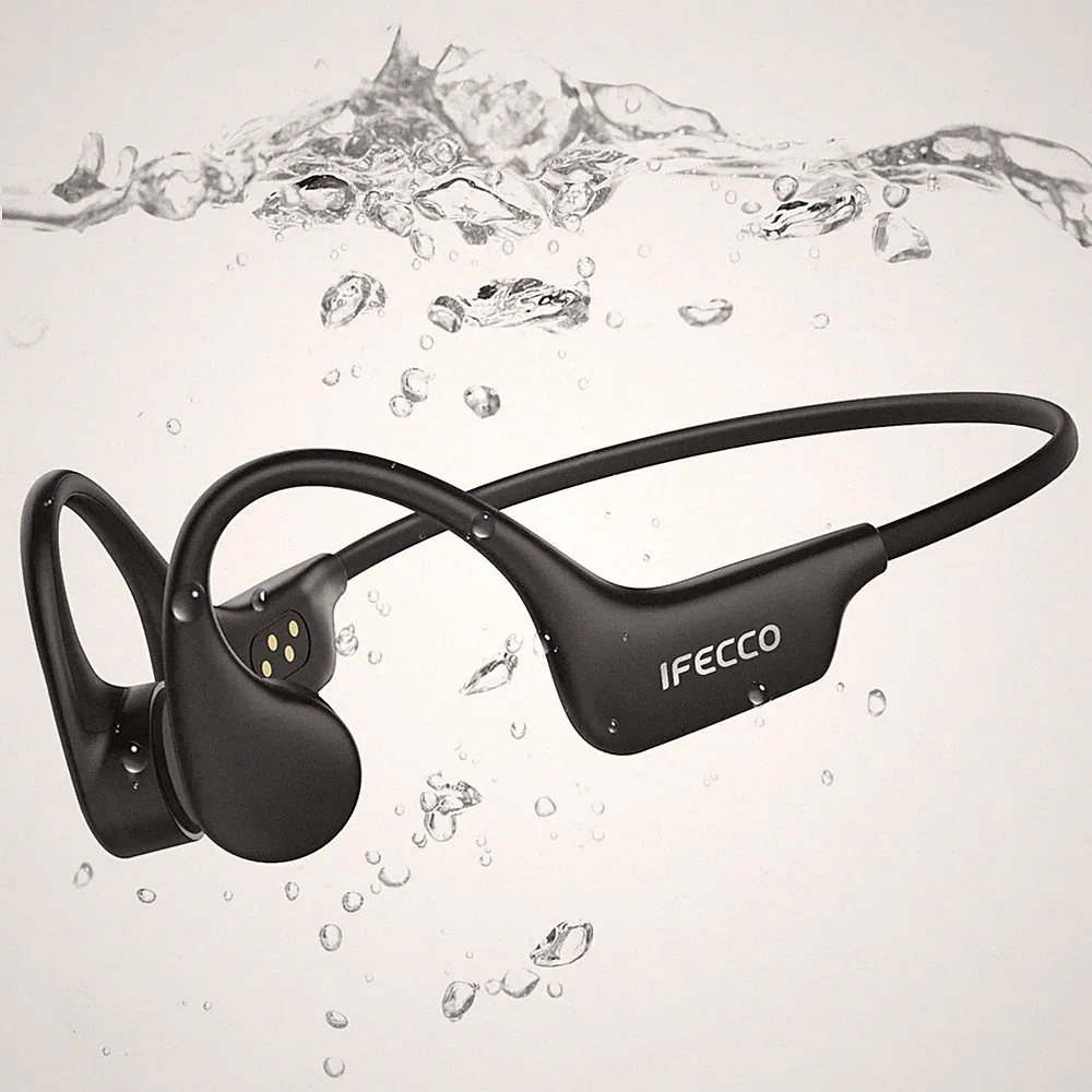 I love e iFecco Knochenschall Kopfhörer Bluetooth IP68 8 GB MP3