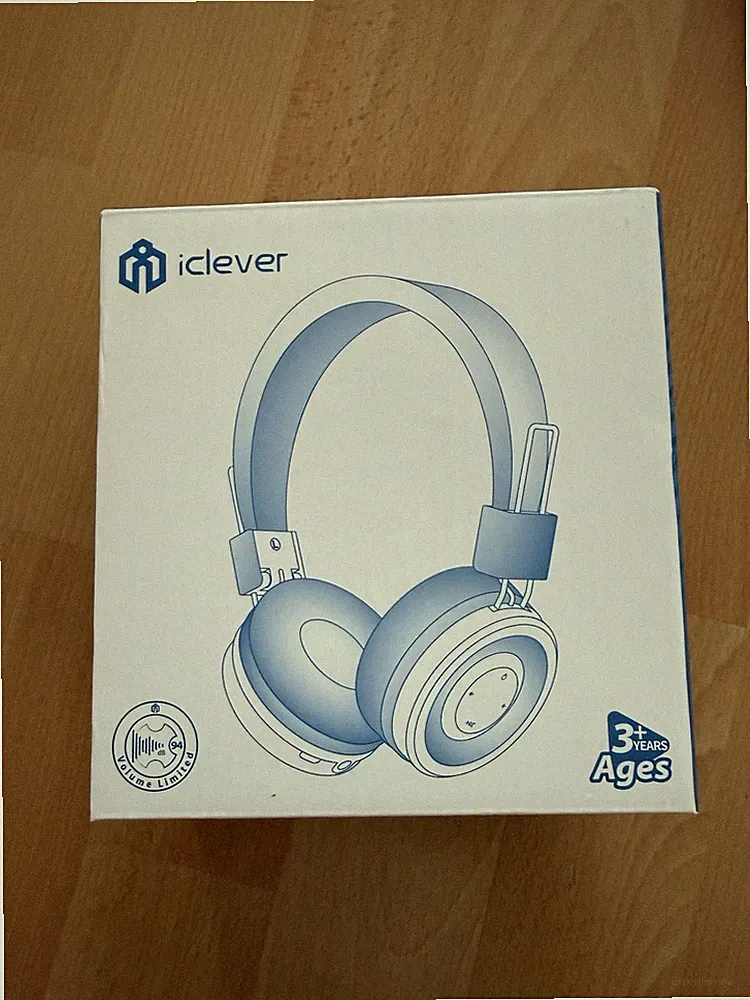 iClever BTH02 Wireless Bluetooth Kinder Kopfhörer mit Zubehör