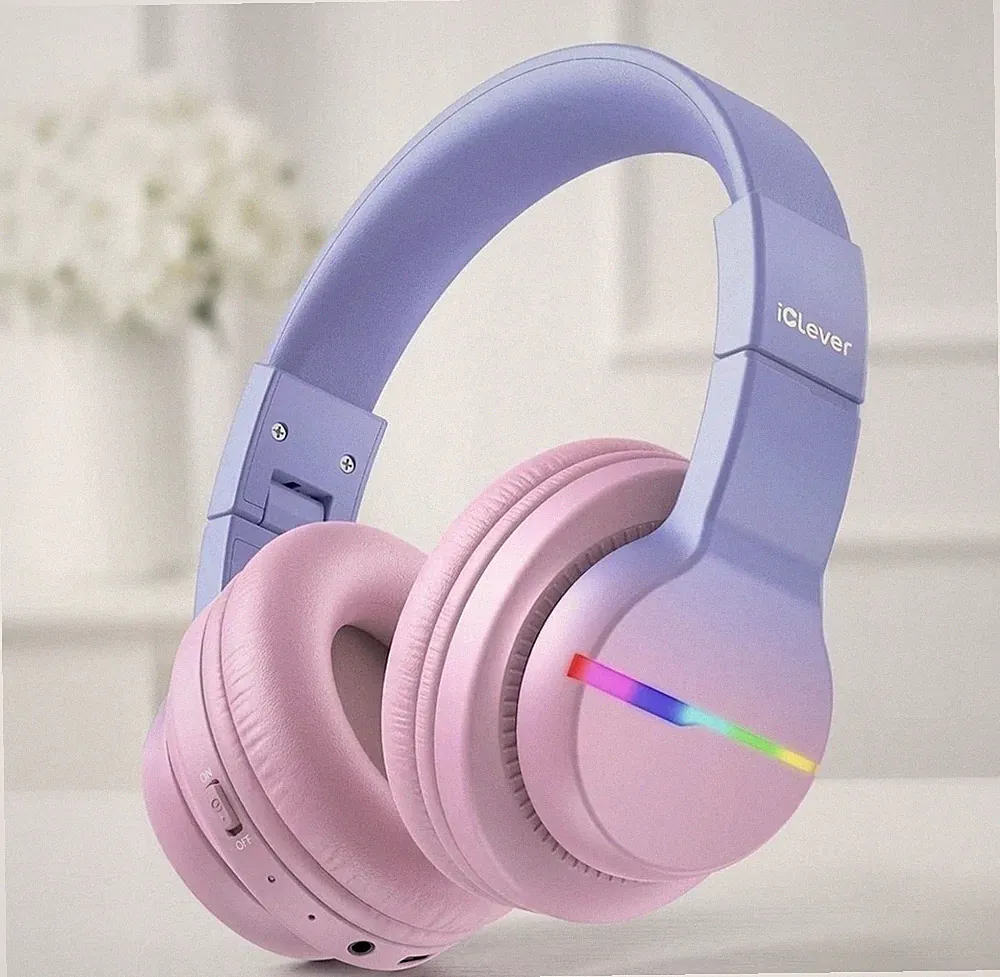 iClever BTH12 Kinder Bluetooth Kopfhörer,Kinder drahtlose Kopfhörer mit Mikrofon
