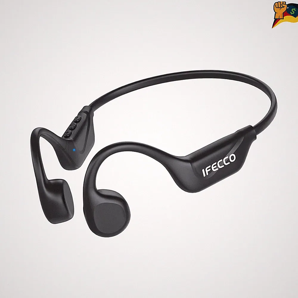 IFECCO Knochenschall Kopfhörer Bluetooth 5.4 Wasserdicht Sport Kop