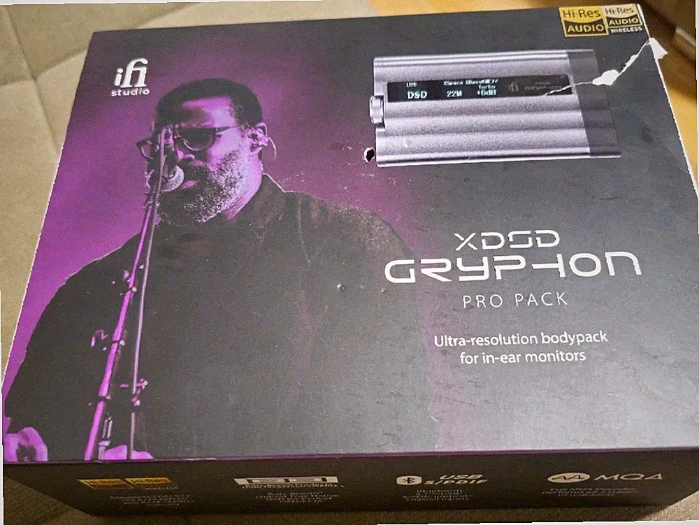 iFi xDSD Gryphon Pro Pack Kopfhörerverstärker USB/S/PDIF BT 1000mW silber