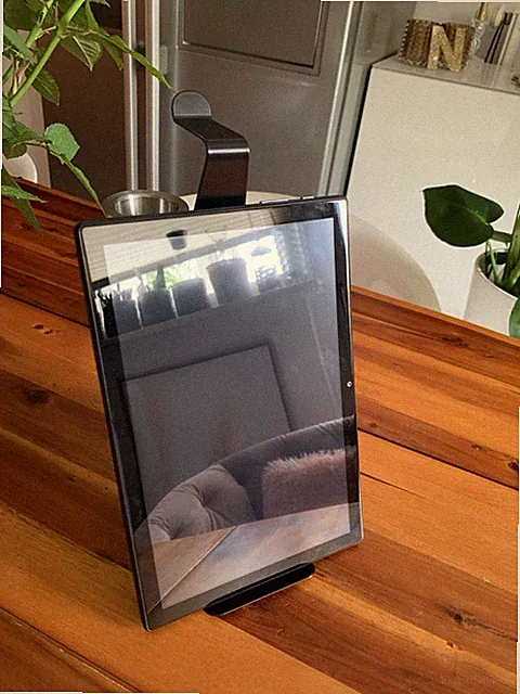 Ikea MÖJLIGHET Kopfhörer / Tablethalter, schwarz
