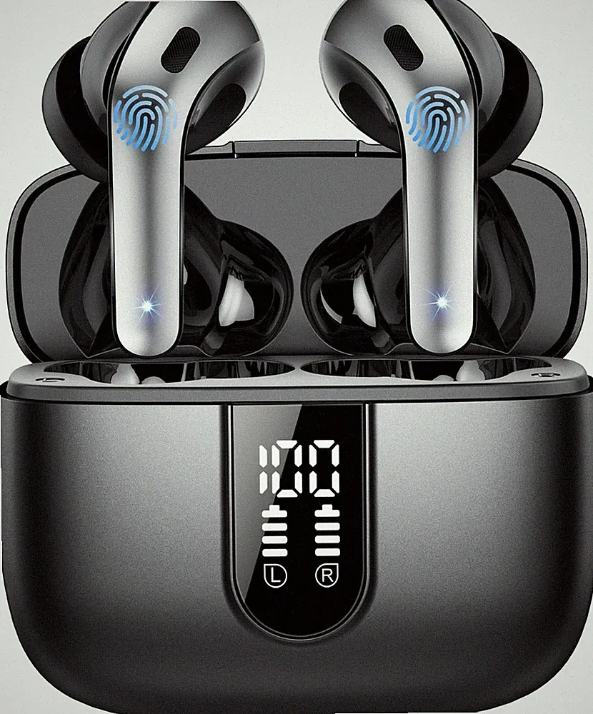 IKT Bluetooth In-Ear Kopfhörer 5.3 kabellos ENC 50 h Akku IPX7 USB-C