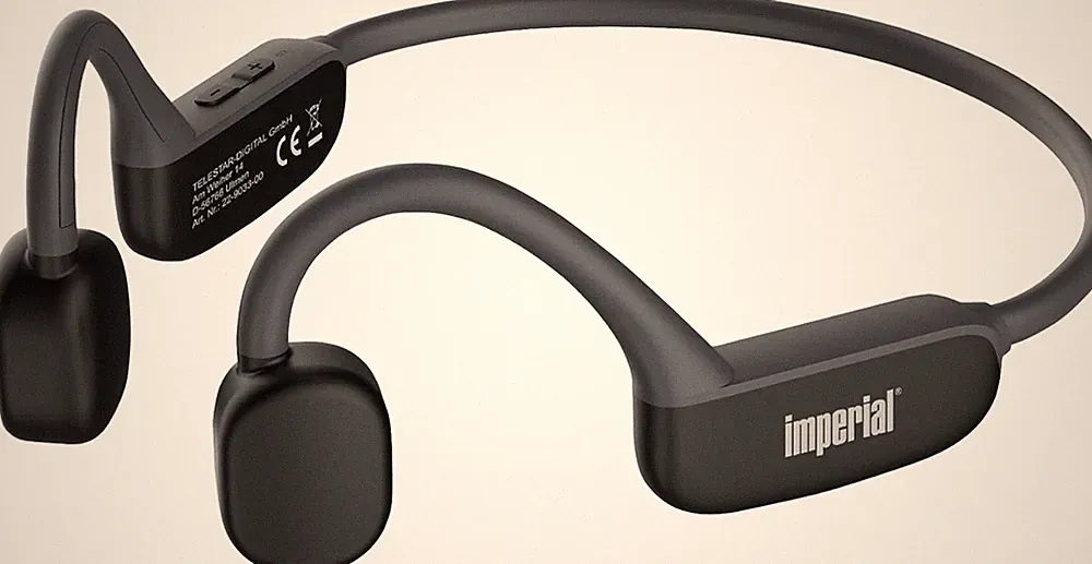 Imperial bluTC Active 2, Knochenschall Kopfhörer Bluetooth 5.3, 32 GB, schwarz