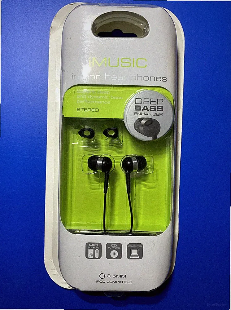 iMusic In-Ear Kopfhörer Sport/Fitnessstudio 3,5 mm iPod & MP3 Deep Bass Enhancer (neu)