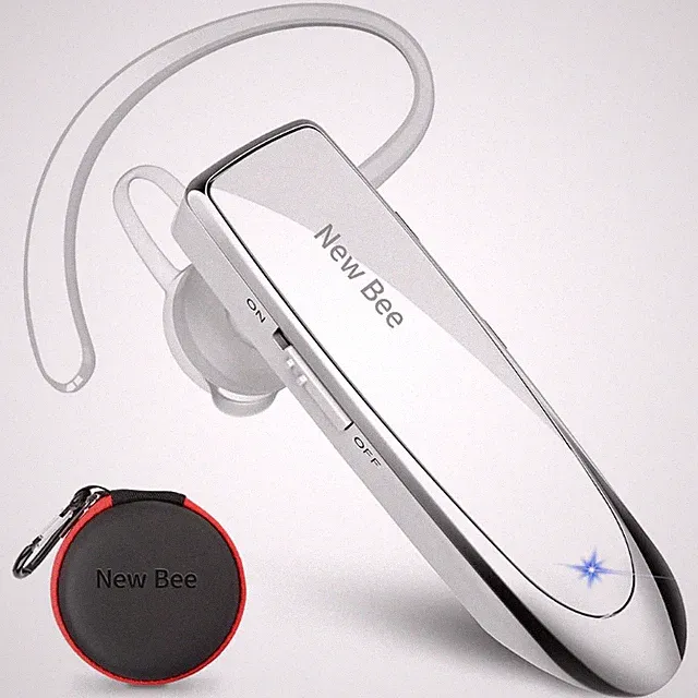 In Ear Bluetooth Kopfhörer Wireless Freisprecheinrichtung CVC 6, Weiß, Akku 22h