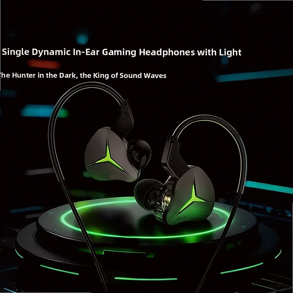 In-Ear Gaming Kopfhörer kabelgebunden mit LED Licht 16 Ohm 20-20k Hz Response