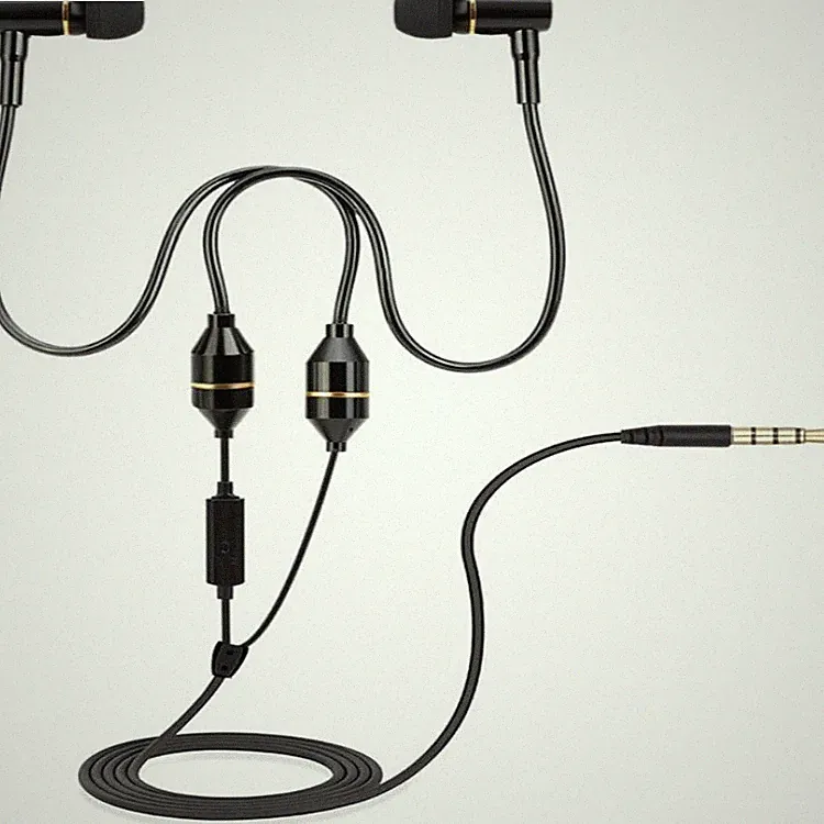 In-Ear Kopfhörer Anti-Strahlung 3,5 mm Line Control Mikrofon