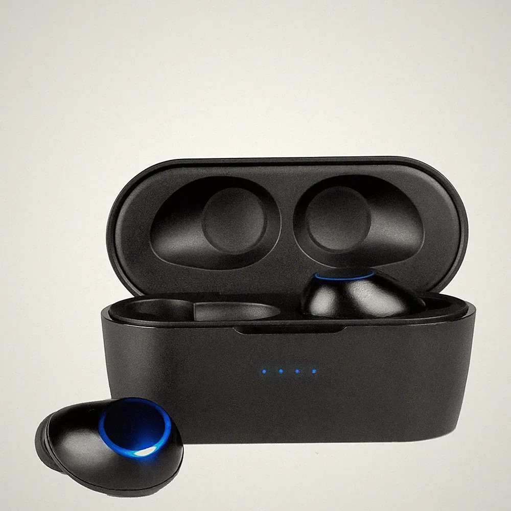 In Ear Kopfhörer, Blaupunkt BTW 10, BT 5.0, TWS, Ladecase, Schwarz,GEPRÜFT - GUT