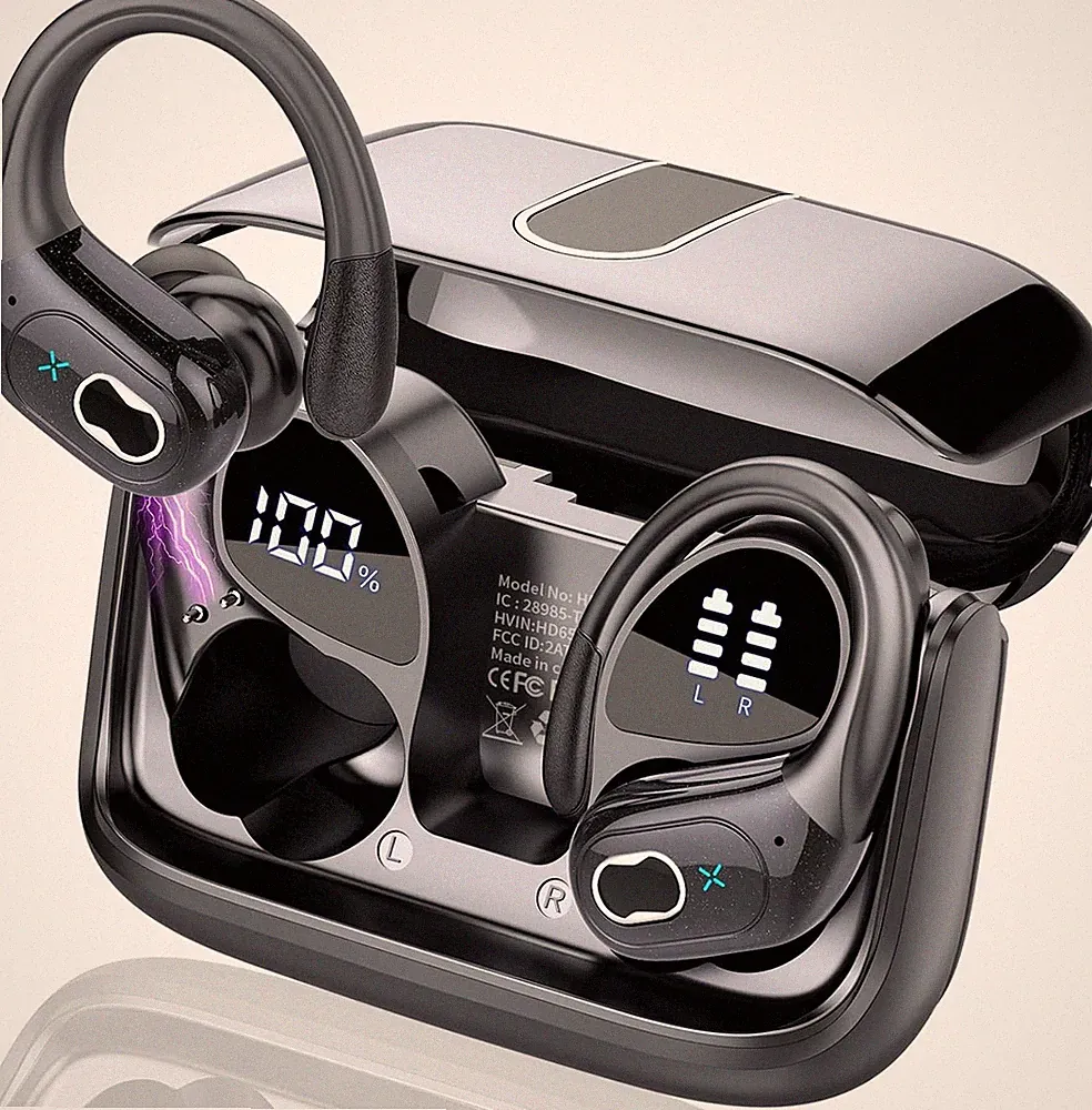 In Ear Kopfhoerer Bluetooth 5.4 IP7 wasserdicht kabellos Ohrhoerer Sport mit