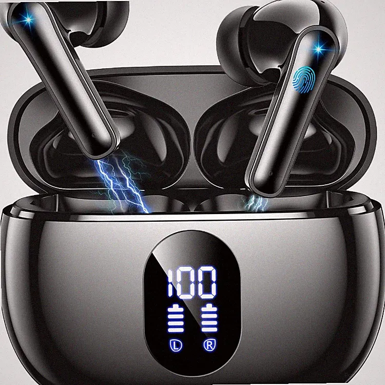 In Ear Kopfhörer Bluetooth 5 4 kabellos mit 4 Mikrofonen 52 Std Akkulaufzeit