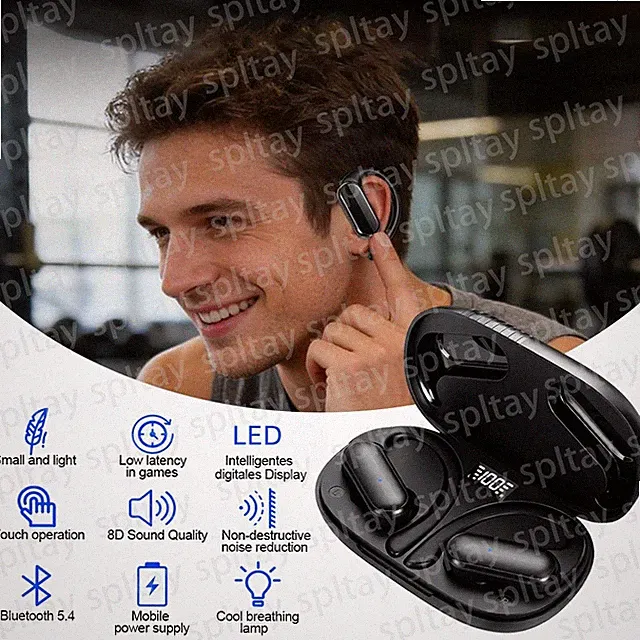 In Ear Kopfhörer Bluetooth 5.4 Kopfhörer Sport Ohrbügel Kabellos Sportkopfhörer