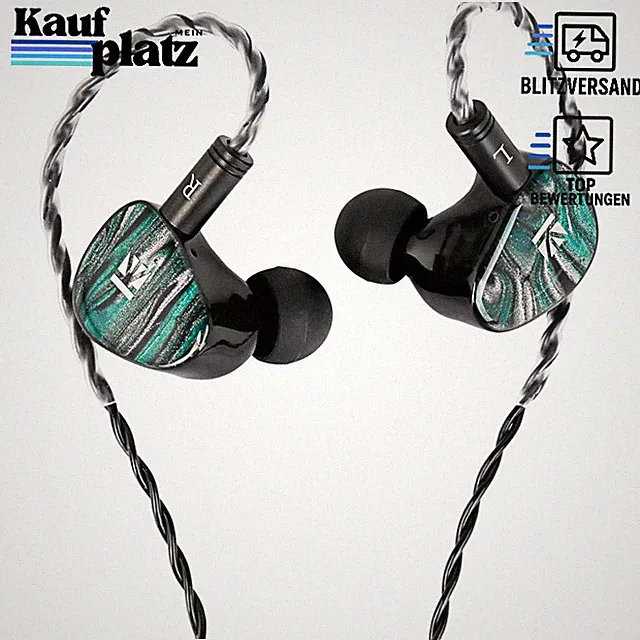 In-Ear Kopfhörer Gaming 1 DD 1 BA Vibrationsknochenleitungstreiber Bass Wired