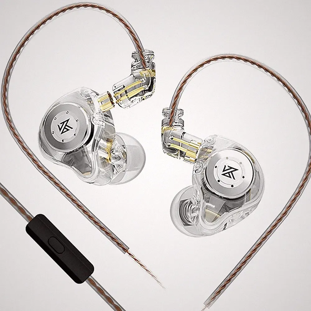 In-Ear-Kopfhörer Geräuschisolierung HD-Mikrofon 10mm Treiber 2-Pin-Kabel 5N OFC
