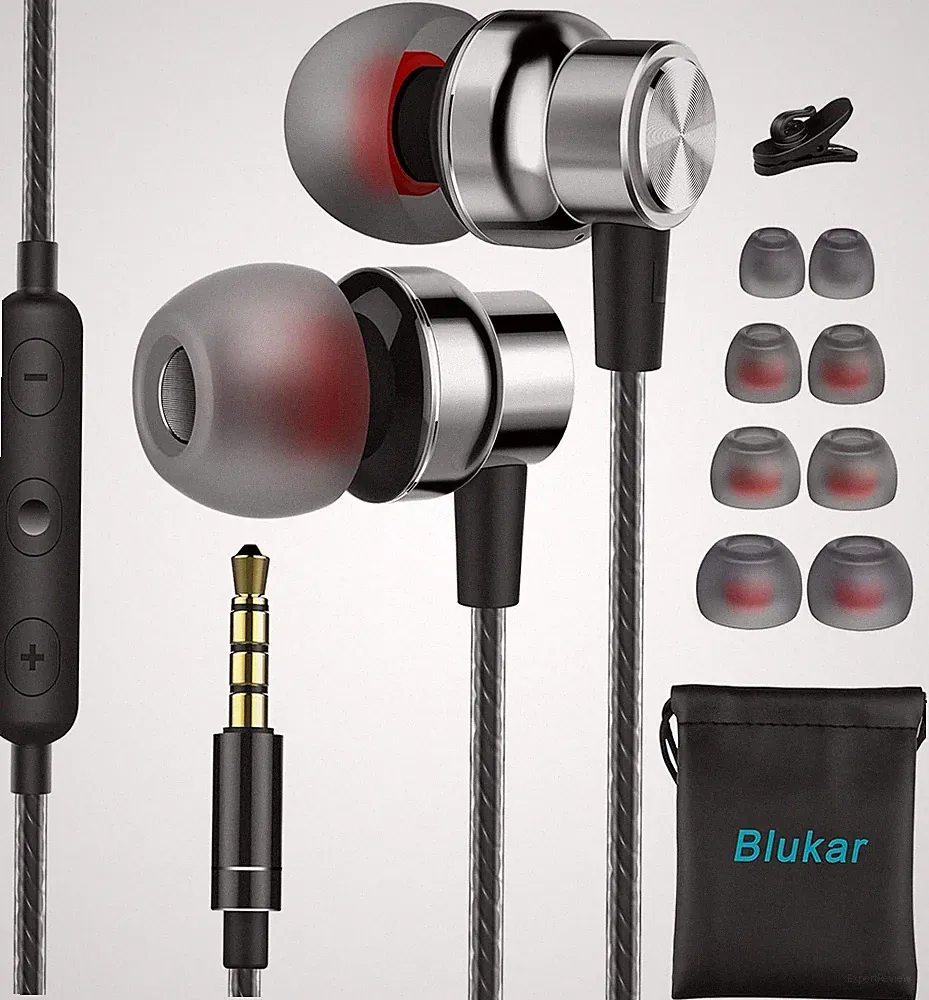 In-Ear-Kopfhörer Gummi 3,5mm Geräuschunterdrückung Musik Reisen robust Stereo
