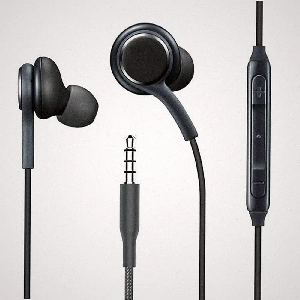 In-Ear Kopfhörer Headset Earphone für Samsung Xiaomi LG HTC schwarz