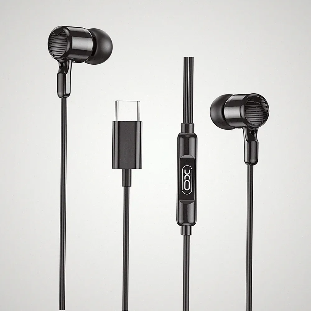 In-Ear Kopfhörer Headset für Apple iPhone 16e Mikrofon Typ-C Kabel USB C schwarz