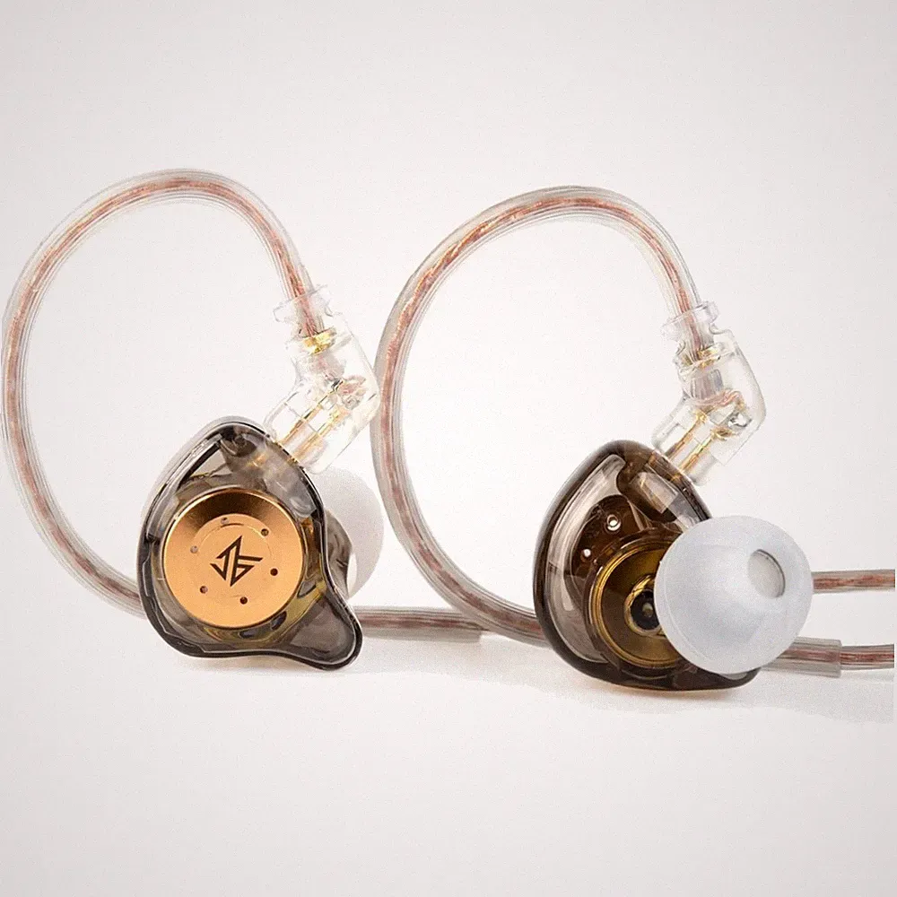 In-Ear-Kopfhörer HiFi Bass Sound Harz Metall Gehäuse 10 mm Treiber 0,75 mm Kabel