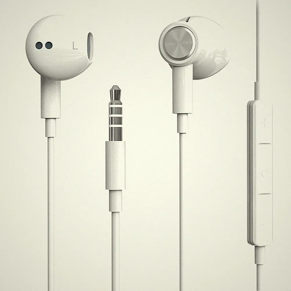 In-Ear Kopfhörer Kabel 3,5mm Hochauflösend Bass Geräuschisolierung Mikrofon