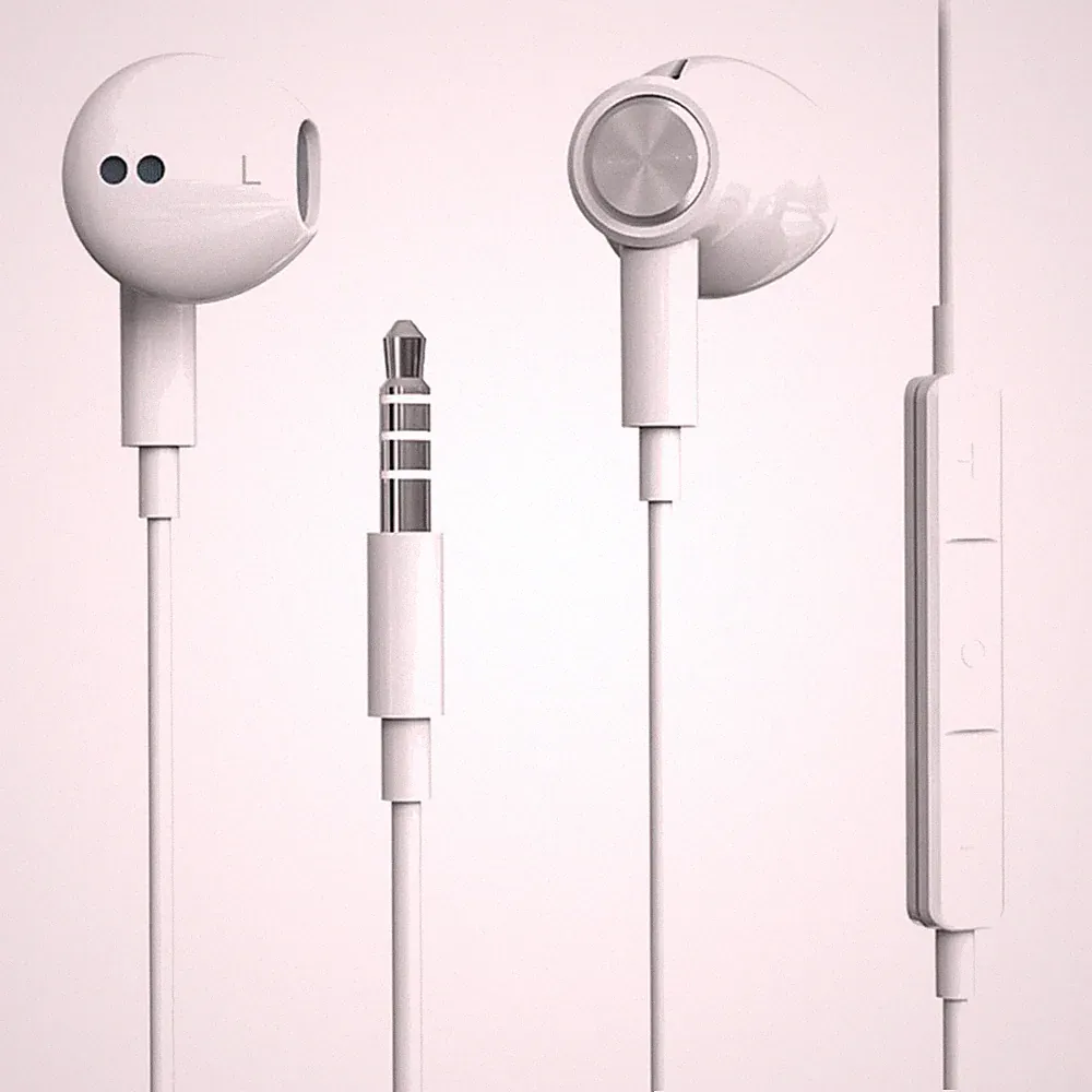 In-Ear-Kopfhörer Kabel, Bass, Mikrofon, Klinke, kompatibel iPhone, Samsung, H...