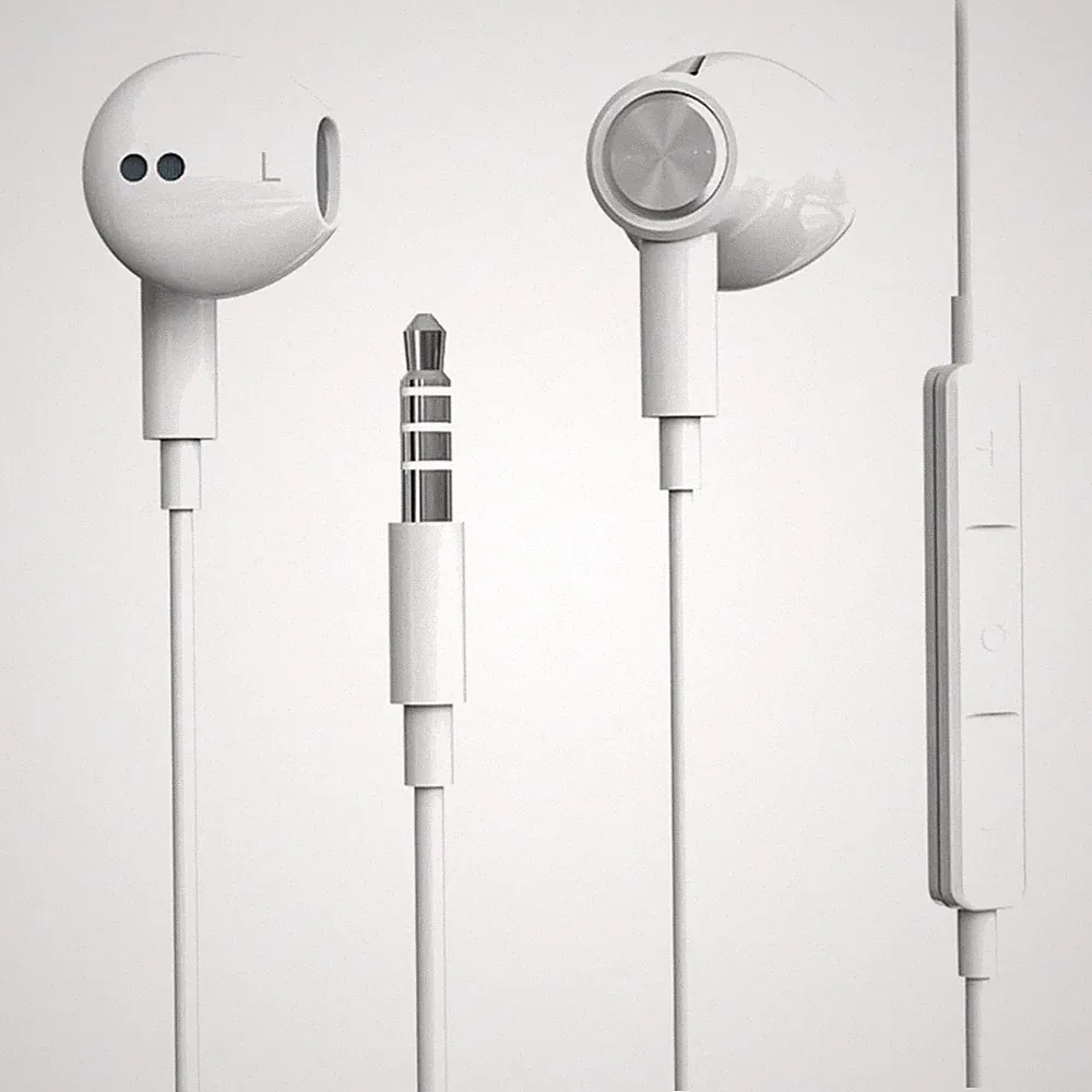In-Ear-Kopfhörer Kabel Mikrofon Lautstärkeregler für Smartphone Musik