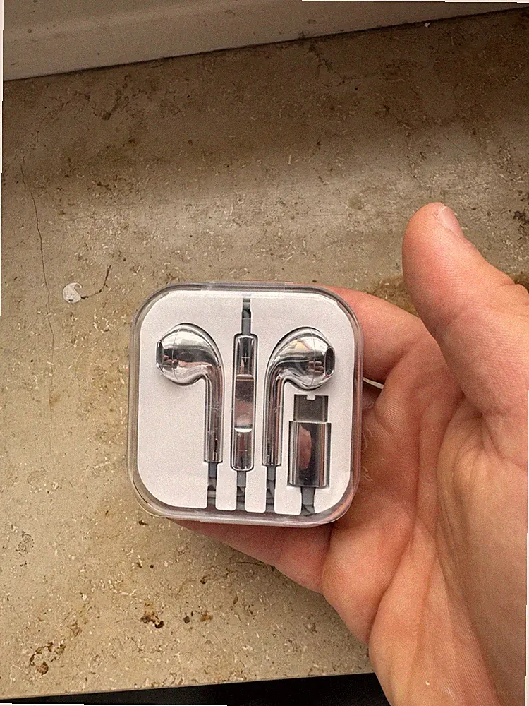 In-Ear-Kopfhörer kabelgebunden 3,5-mm-Anschluss Chrome