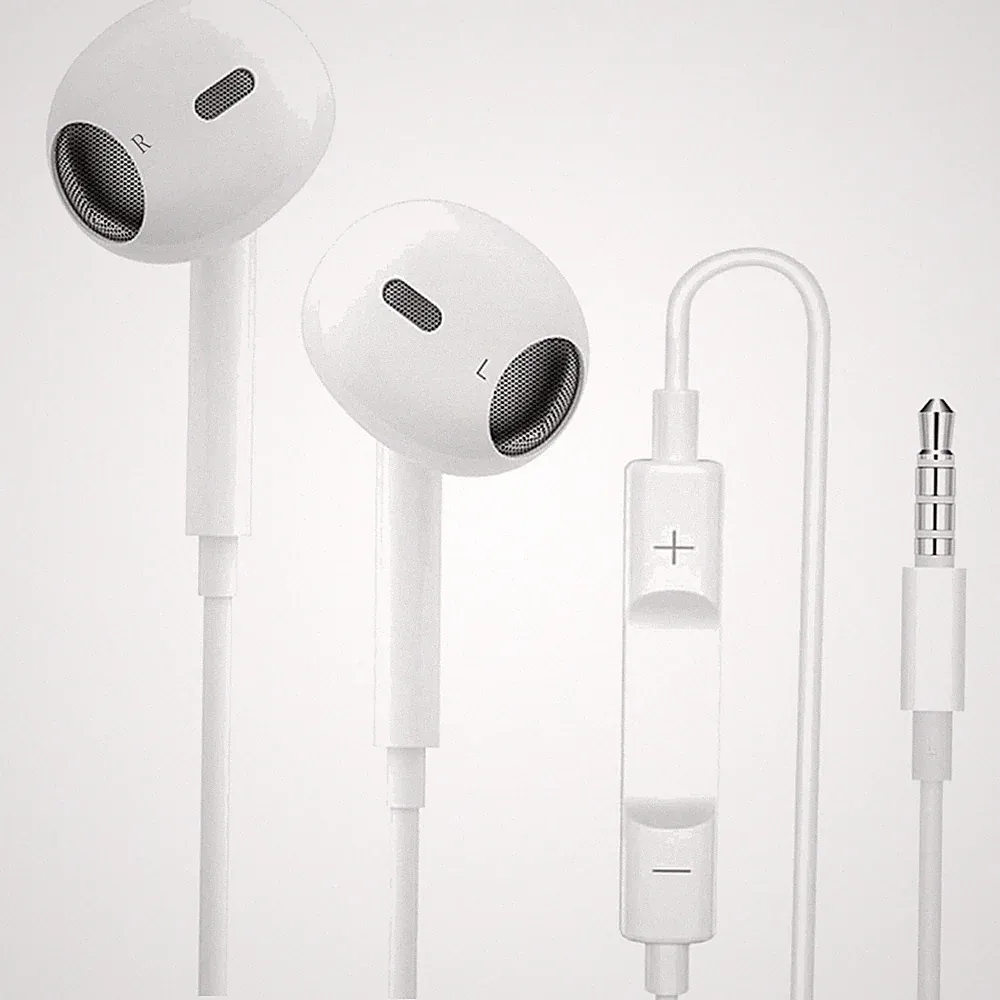 In Ear Kopfhörer Kabelgebunden 3.5mm Mikrofon Stereo Musik Headset